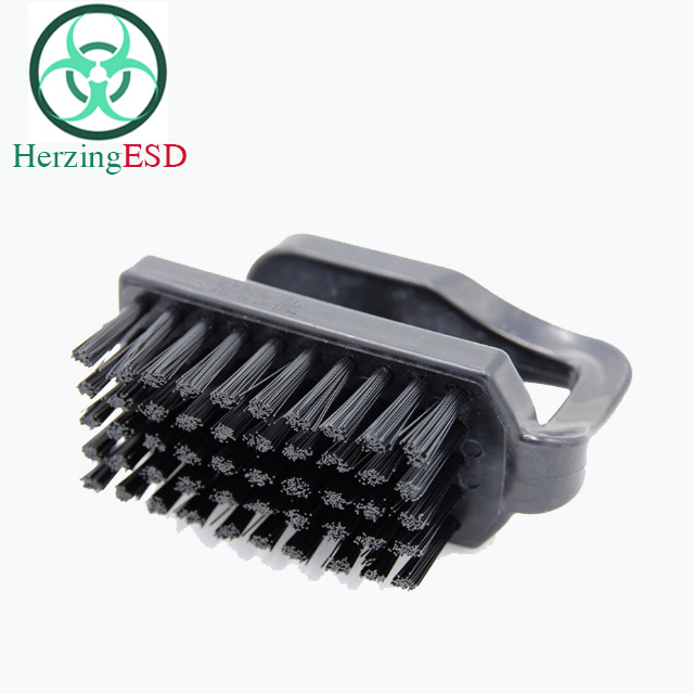 High Quality U Type Black Plastic 5 Row Nylon Bristles Clean PCB Anti Static Cleaning Brush